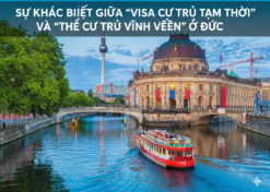 Sự khác biệt giữa ‘visa cư trú tạm thời’ và ‘thẻ cư trú vĩnh viễn’ ở Đức.